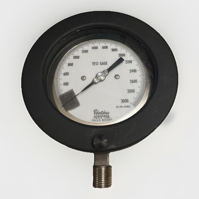 #ad New Old Stock NOS Robertshaw Acragage 0–3000 PSI Pressure Test Gauge $149.00