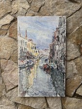 Quadro -Venezia- Edmondo Di Napoli dipinto a olio su tela