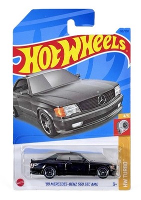 Hot Wheels 89 Mercedes-Benz 560 SEC AMG HW Turbo 4/5 150/250 Black