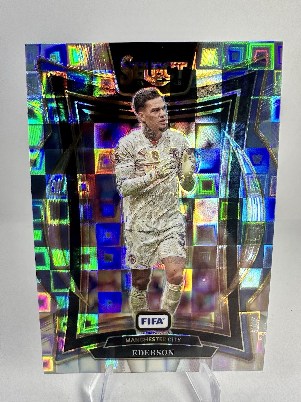 2024-2025 Select FIFA Soccer- Ederson No. 26 Terrace Prizm Pandora Manchester SP