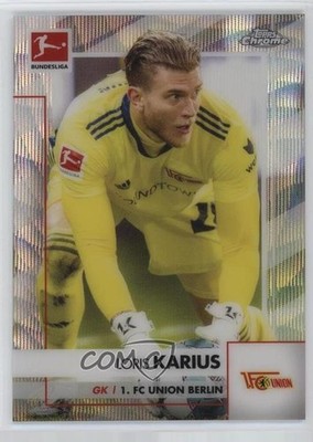 2020 Topps Chrome Bundesliga Silver Wave Refractor 157/250 Loris Karius #15 13kb
