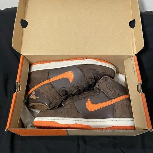 Nike Dunk High Premium 2006 Dark Cinder Damengröße 9