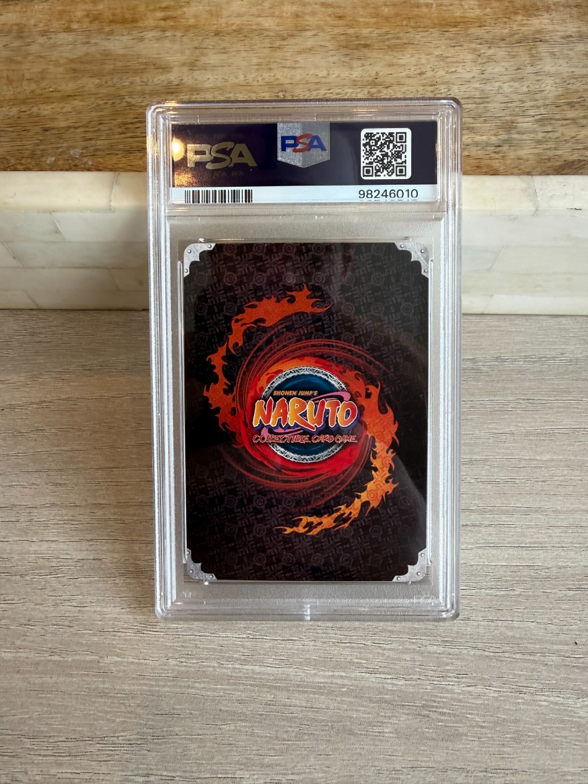 PSA 10 Demonic Illusion: Toad Confrontation Singing 1st Edition Naruto CCG S20 view 2