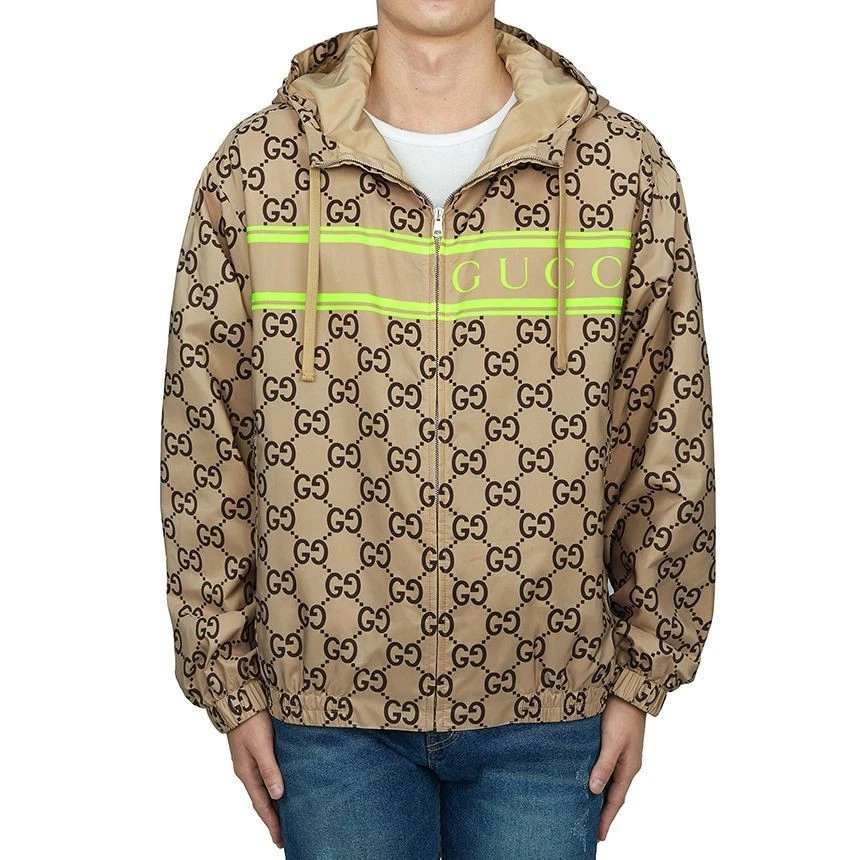 Giacca a vento uomo Gucci con cappuccio 118964926