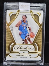 2023-24 Panini Flawless #59 Jalen Williams #/10 SP OKC Thunder Diamond Encased 