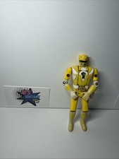 Mighty Morphin Power Rangers Flip Head Yellow Ranger 5" 1993 Bandai Loose