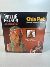 New In Original Box Willie Nelson Chia Pet Planter  Complete Kit