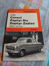 Ford Consul Zephyr Zodiac Mk1 Olyslager Owners Workshop Manual Handbook Mark 1