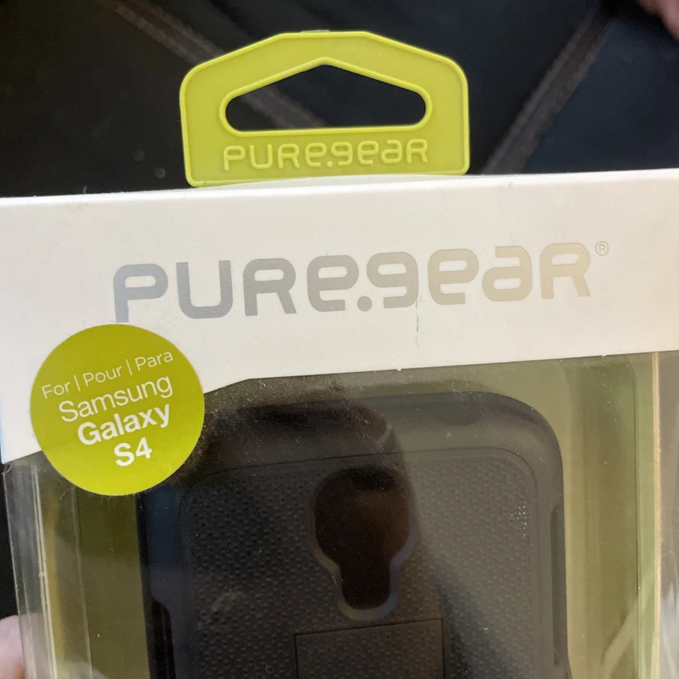 Комбинированный чехол/кобура с откидной подставкой для Samsung Galaxy S4 черный - Изображение 2 из 4