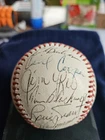 1975 Boston Red Sox American League Champs 21 Autos Signed Baseball