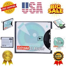 SD SDHC SDXC to CF Compact Flash Memory Card Adapter Reader Type I High-Speed...