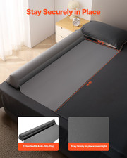 VEVOR Inflatable Bed Bumper for Toddlers, 52-Inch Safety Guard Rail with Non-Sli