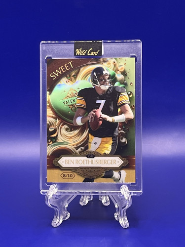๐ฅ 8/10 ๐ฅ Ben Roethlisberger Wild Card Sweet NEW RELEASE Steelers