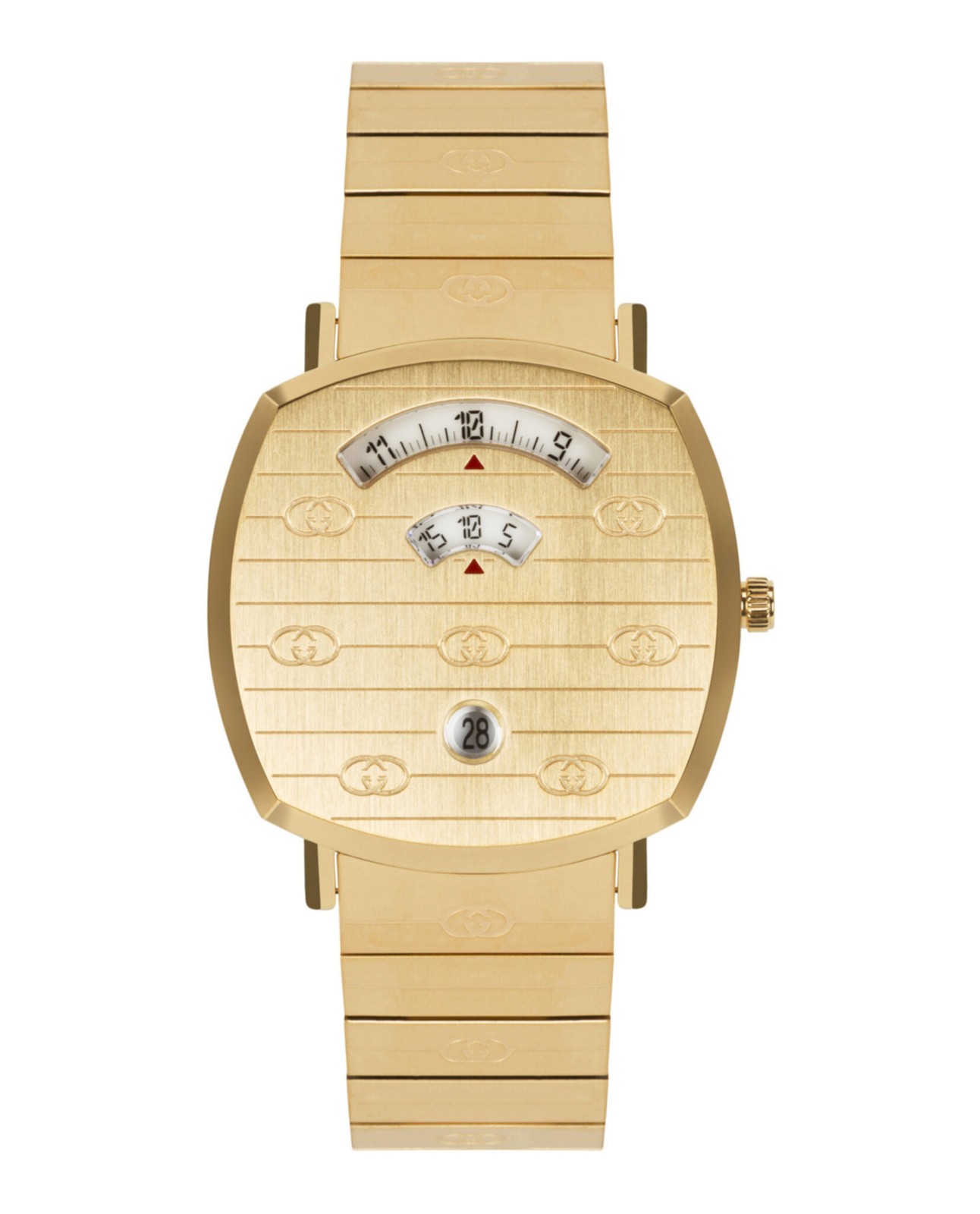 Gucci Unisex Gold 38mm Bracelet Fashion Watch for Men and Women
