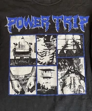 RARE Power Trip Band Black Cotton Unisex S-5XL Gift For Fans Shirt IA290