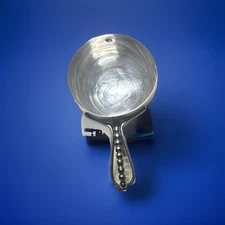 Vintage Napier Bottoms Up Jigger Silver Plate Rollover 2oz Cocktail Measure Deco