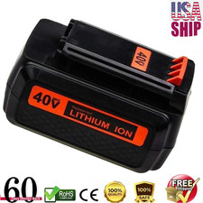 US 40V 4.0Ah LBX2040 for Black and Decker 40 Volt Lithium Battery LBXR36 LBX1540