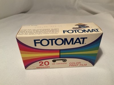 Vintage Fotomat ASA 100 126 / 20 Exposure Color Print Film Exp. Feb 1976 - NOS