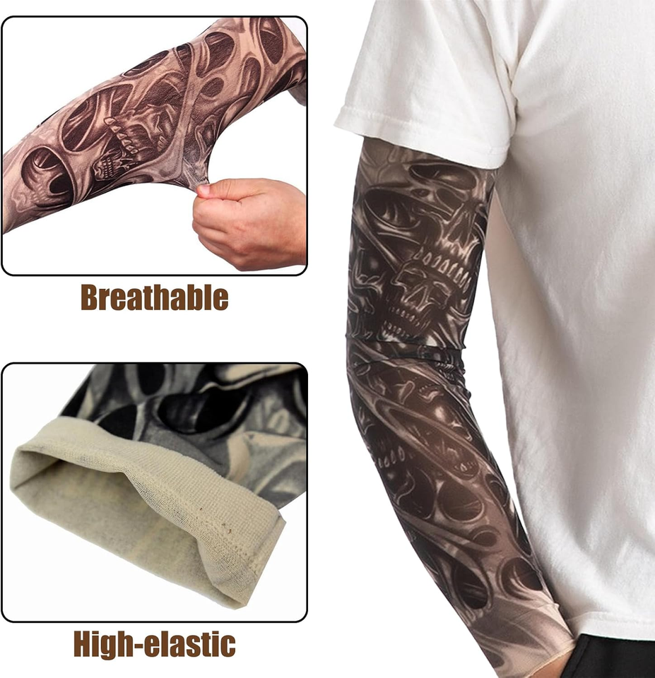 VPB 4 Pcs Fake Tattoo Sleeve Art Arm Tattoos Sleeves For Men Women Kids vpb-4-pcs-fake-tattoo-sleeve-art-arm-tattoos-sleeves-for-men-women-kids