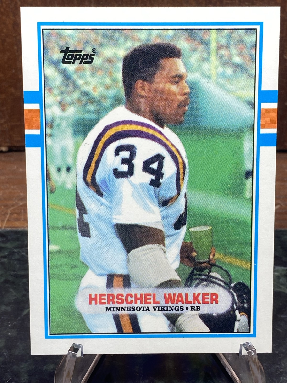 1989 Topps Traded 🏈- Herschel Walker #120T-VIKINGS 