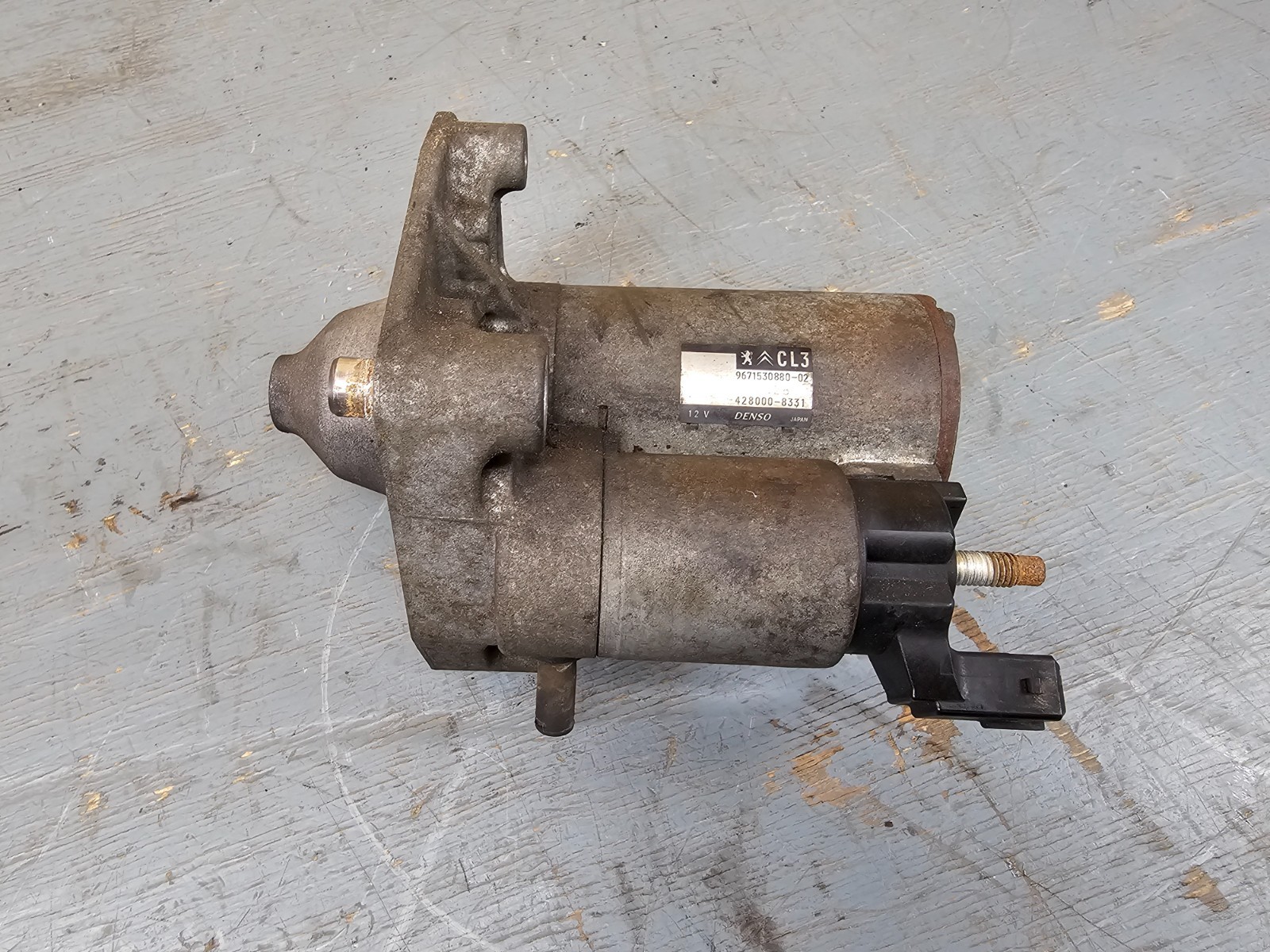 Peugeot 208 Mk1 Starter Motor 1.0L 1.2L ZMZ Petrol 2012-2019 9671530880 Used
