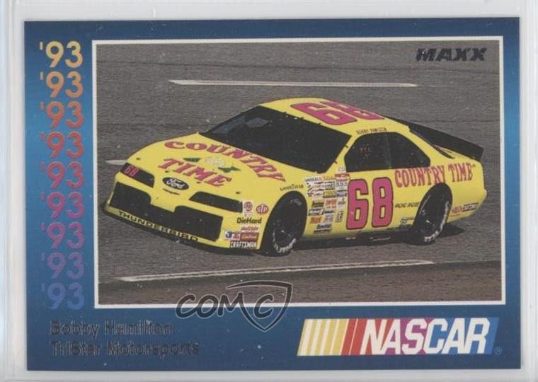 1993 Maxx Premier Series Bobby Hamilton #97 0r23