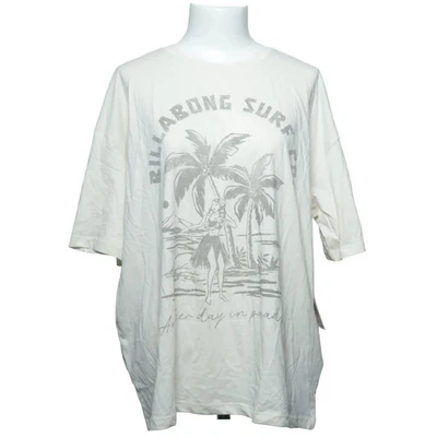 Billabong, T-shirt, Größe: M, Weiß, Baumwolle, Print, Damen #DKw - Bild 1 von 4