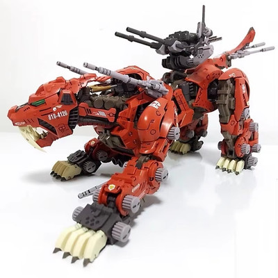 BT Building Blocks ZOIDS EZ-016 Red Saber Tiger 1:72 Scale Full Action Plastic