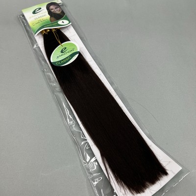 16  Yaki Bulk #4 Dark Brown Straight Micro Braid Braiding Human Synthetic Hair