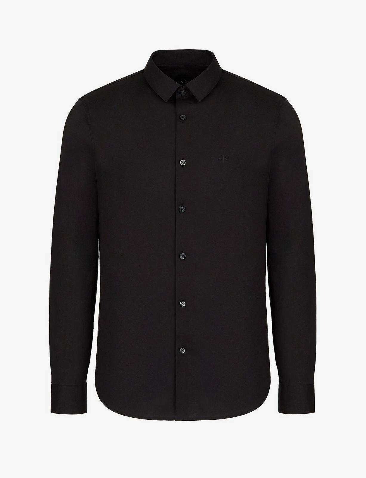 Hemd Baumwolle schwarz - Gre M Herren 14990₽