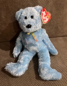 Ty Beanie Baby Sherbet Blue - MWMT (Bear 2003)