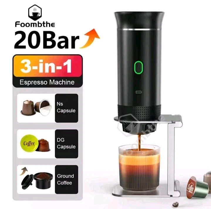 Wireless Electric Portable Expresso Coffee Machine 3 In 1