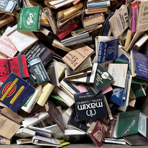 ALL Vintage Matchbook Lot: 50 Matches Casinos, Supper Clubs, Ads