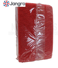 Jangro Red Scouring Pads HL008 B – Pack of 10 Heavy Duty Non Rusting Nylon Scrub