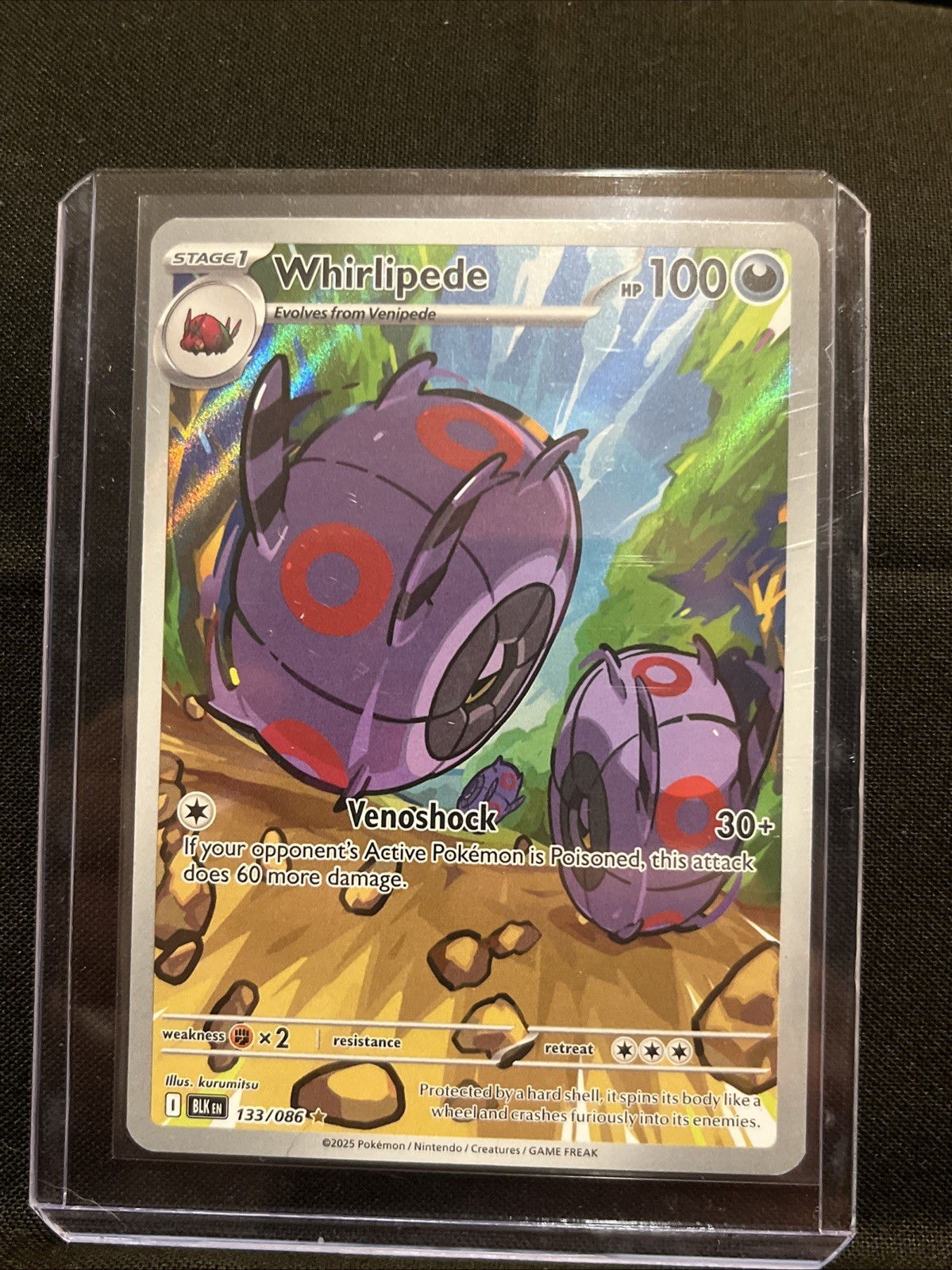 Pokemon Card - Whirlipede 133/86