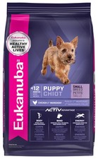 Eukanuba Puppy Small Breed Dry Dog Food, 15 lb Bag 3.77 per pound