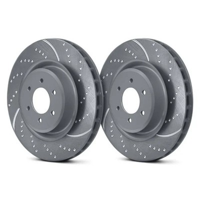 For Kia K900 19-20 Brake Rotors EBC 3GD Series Sport Dimpled & Slotted 1-Piece