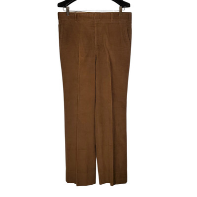 VTG 80s At-Ease Corduroy Pants Men's 33 Office Academia Grunge