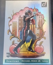 2024 Panini Donruss jumbo downtown Michael Penix Jr. Rookie  Atlanta Falcons