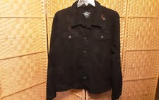 Preowned men LV PremiumJeans Jacket Black 98 Cotton 2 Spandex size Med