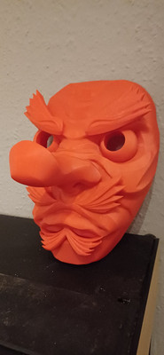 Tengu Maske Japan Cosplay 3D Druck Samurai Oni Dekoration