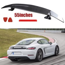 Universal Rear Trunk Spoiler Lip Roof Tail Wing 55inche For Porsche 718 Cayman