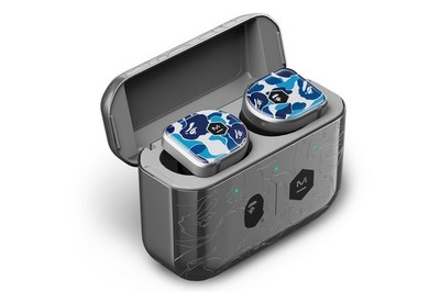 Bape × Master & Dynamic MW08 True Wireless Earphones - Blue Camo