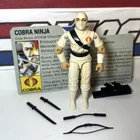 GI Joe Storm Shadow 1984 v1 *100% COMPLETE w/Card, Excellent!* Cracked Bow VTG
