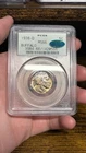 1938-D MS66 CAC Purple/gold Toned Buffalo Nickel PCGS OGH