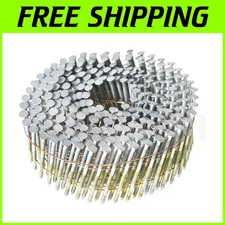2-Inch Wire Coil Nails, Full RoundHead Ring Shank 3600 Pack