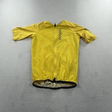 Velocio Radiator Mesh Jersey Mens Medium Yellow Cycling Bike SS Made In Italy