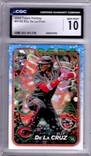 2024 Topps Holiday #H102 Elly De La Cruz  CGC 10 Gem Mint