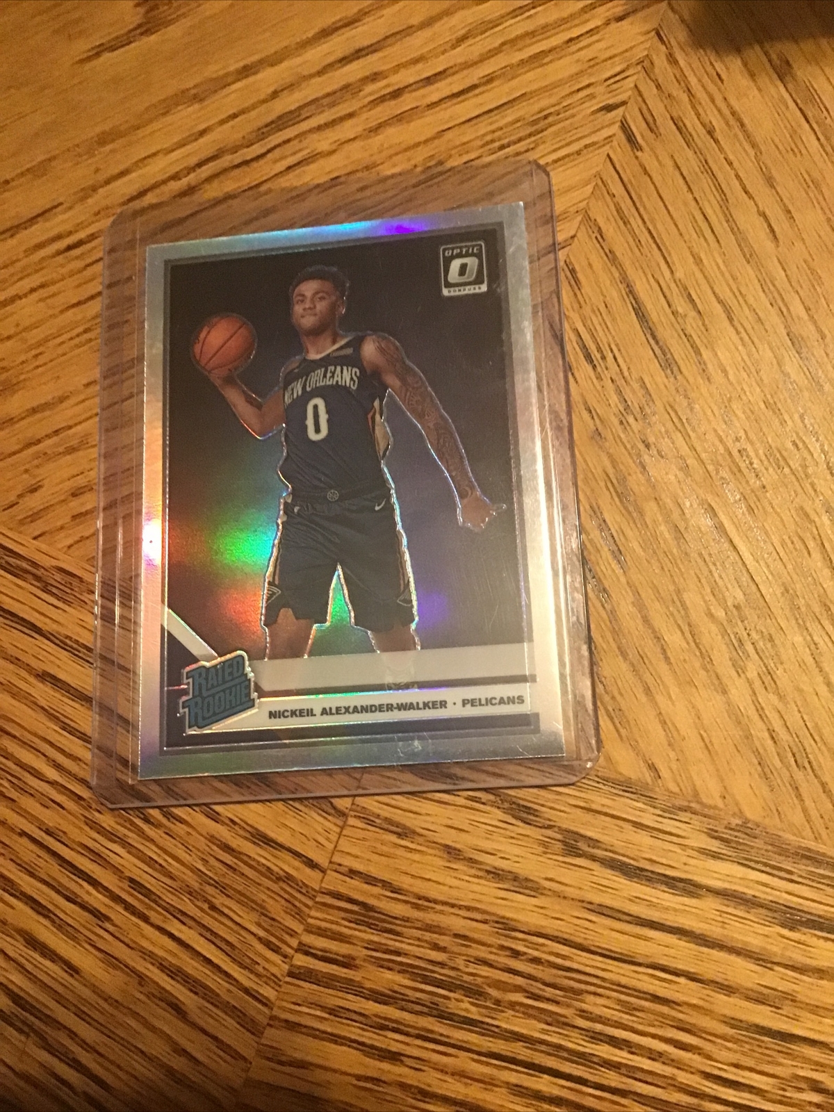 2019-20 Donruss Optic Silver Prizm #184 Nickeil Alexander-Walker Rated Rookie RC
