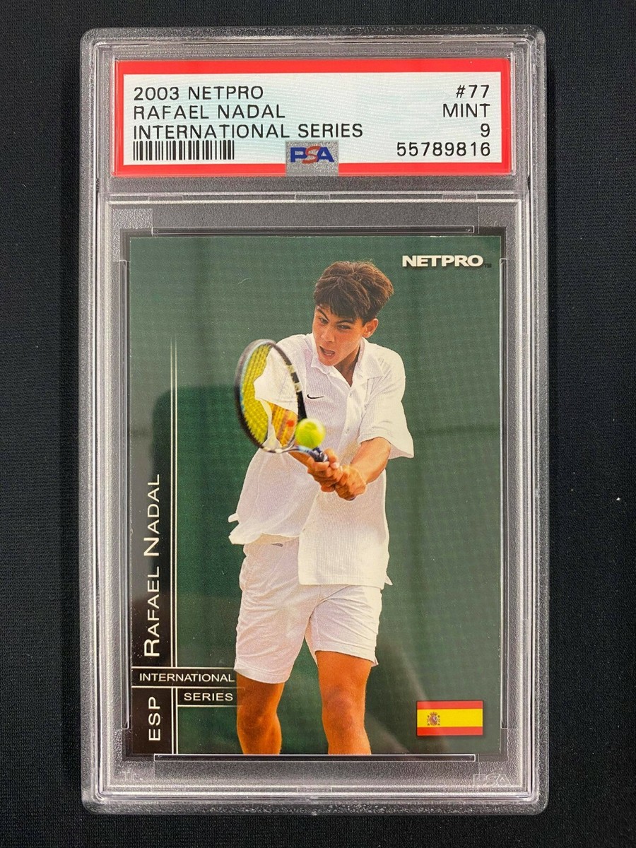 2003 NETPRO Rafael Nadal ルーキーカード Amazon.com: Graded 2003 Netpro Elite Rafael Nadal #E27 Event